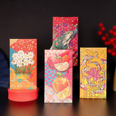 2024年新款紅包創意高檔中國風利是封復古浮雕燙金紅包春節千元款