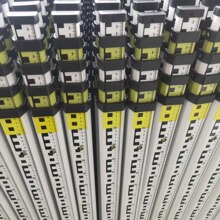 厂家批发铝合金塔尺 工程用测量标尺 铝合金塔尺伸缩双刻度标高尺
