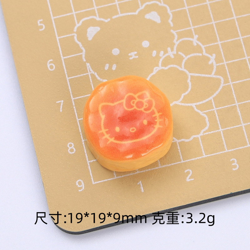 卡通喵喵蛋糕创意食玩diy饰品配件奶油胶树脂小配件发夹手工材料|undefined