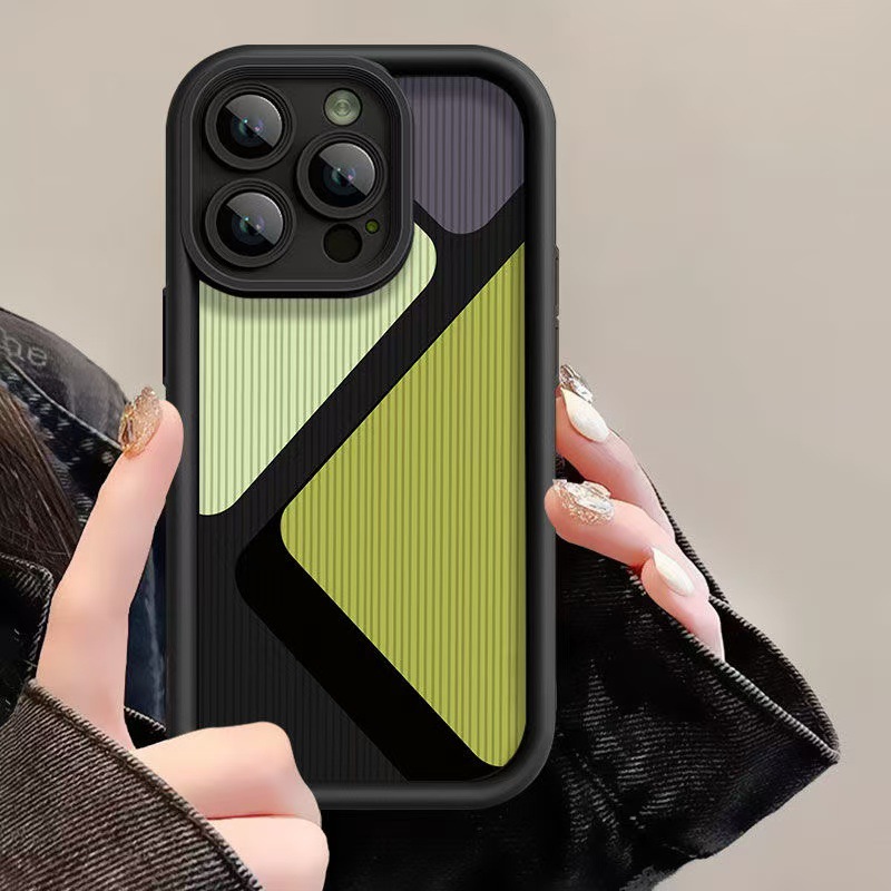 Modelos de pareja para iphone16promax funda para teléfono móvil Apple 15 anti-caída 14 estilo europeo y americano 13pro/12/11x