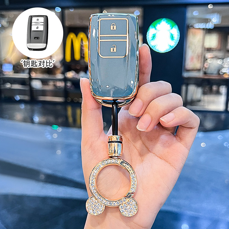 [Acura Smart 2버튼] 프놈펜 블루 + 골드 회전 버클