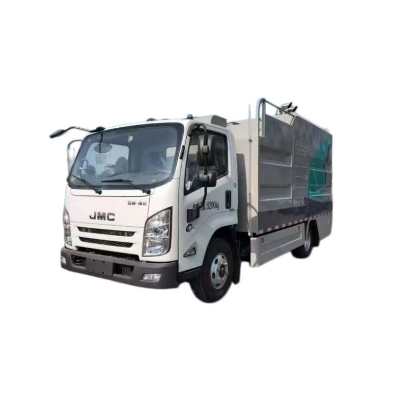 Dongfeng Chassis Trash Can Cleaning Truck High-Pressure Washing Sewage Recycling Street and Park Trash Cans