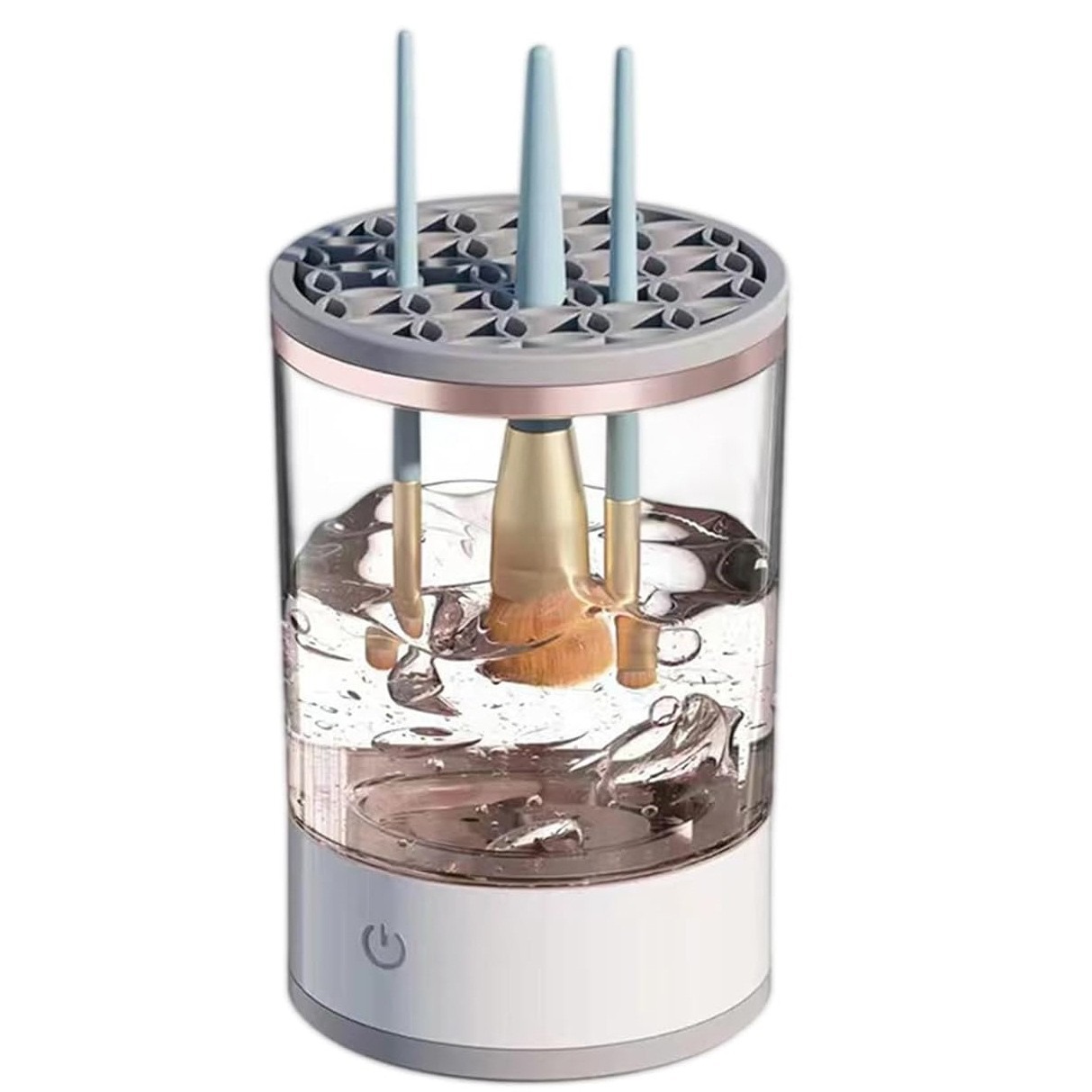 Limpiador de maquillaje integrado multifuncional lavado rápido almacenamiento limpieza automática eléctrica lavado regalos secado rápido