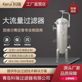 精密保安过滤器消防用水循环过滤设备大流量5微米精细过滤机厂家