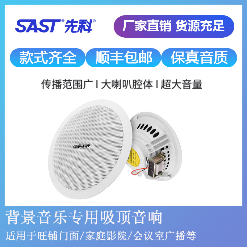 SAST/Xianke Ceiling Horn Set Ceiling Sound Fixed Pressure Amplifier Bluetooth Store Public Broadcasting