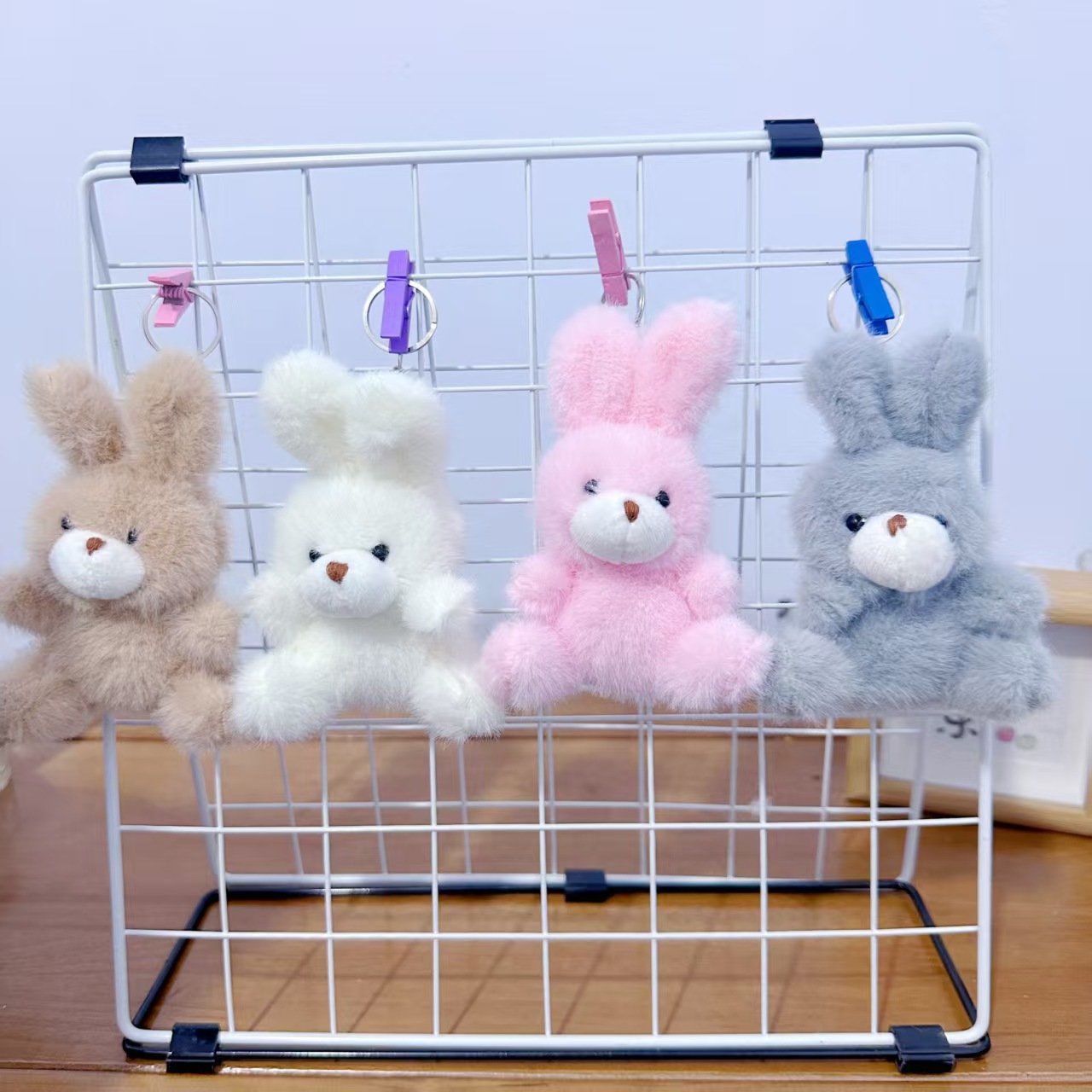 Cuatro pulgadas muñeca de peluche pequeño colgante muñeca llavero muñeca mochila colgante juguete de peluche regalo