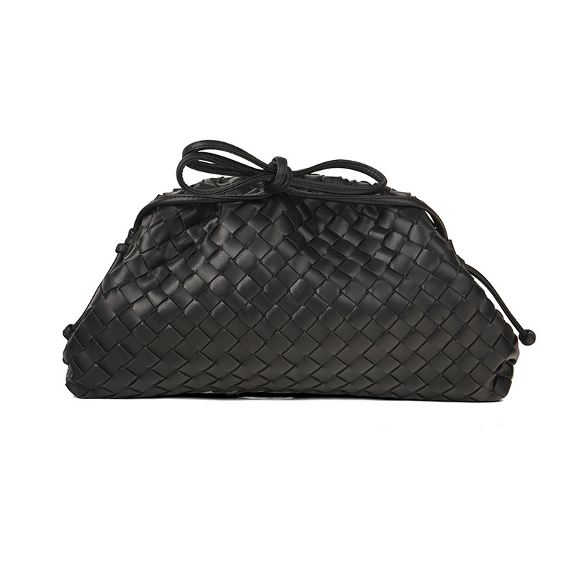 Large Cloud Woven Bag Amazon Cross-Border Popular Woven Bag Large Capacity Clip Bag Hand Dumpling Bag