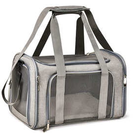 宠物包外出便携包可折叠透气猫包大容量两只小型猫咪车载旅行狗包