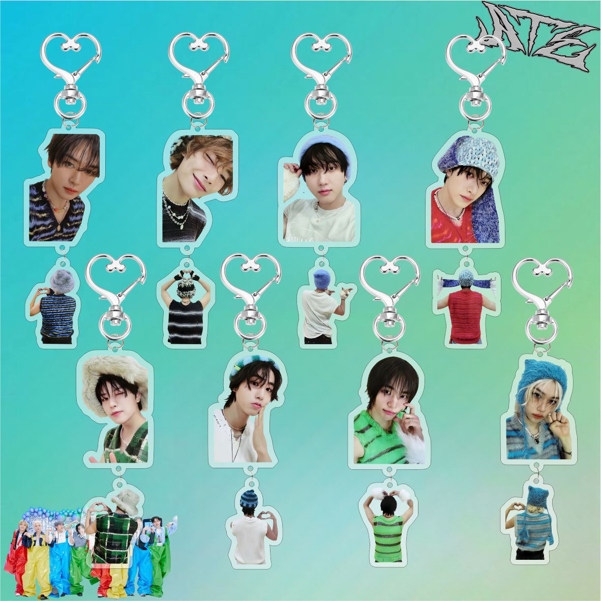 Stray Kids24年新專(ATE)亞克力鑰匙扣包包掛件配件飾品明星周邊