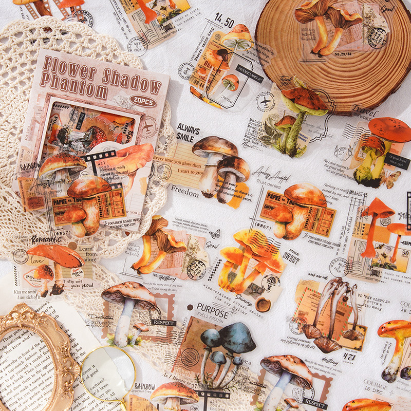 Veo por primera vez el lenguaje de las flores, las plantas, las flores, las pegatinas de flores, las pegatinas autoadhesivas, las cuentas a mano impermeables, las pegatinas de material de collage de patrones de flores diy