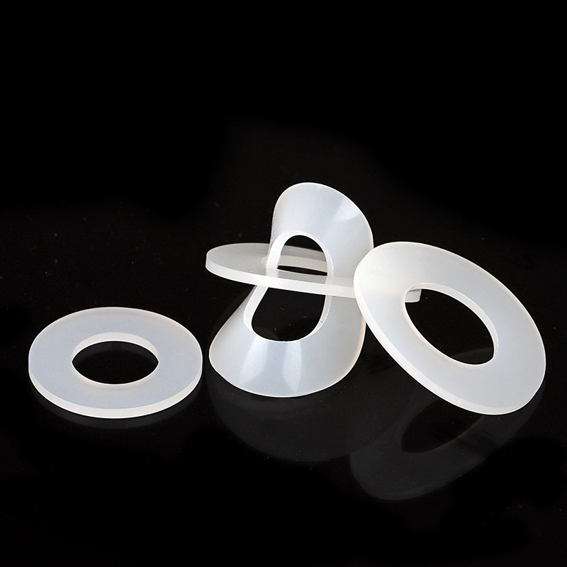 圆形耐高温软硅胶垫片超薄橡胶螺丝防水塑料密封加厚平垫圈可定