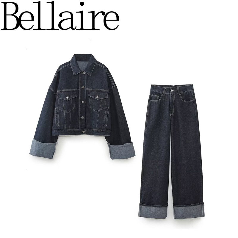 Za Export Wholesale European and American Style French Women's Jeans 6045205 Denim Jacket Jacket 9632255