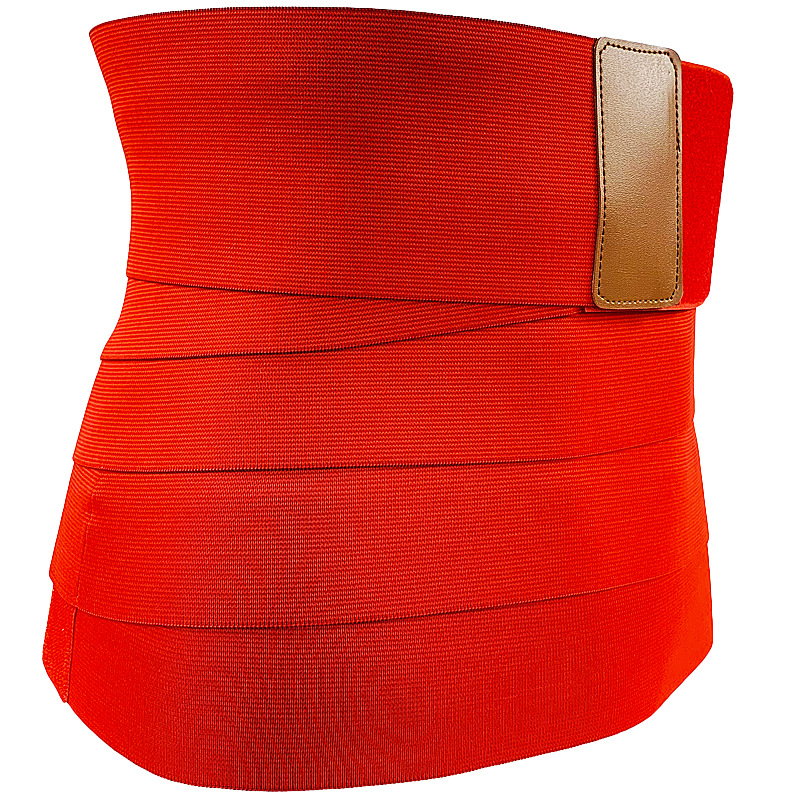 3m/4m/5m束腰带缠绕加压松紧收腹带健身瘦身塑型绑带护腰带跨境品