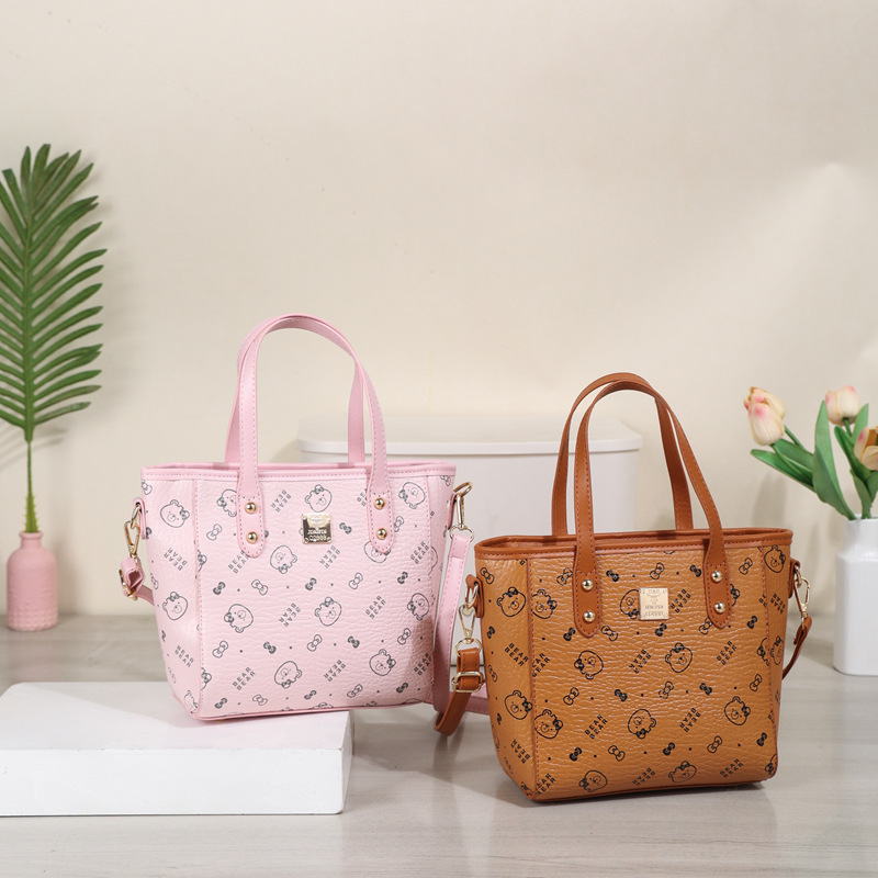 Cross-Border Women's Bags 2026 New Style Single Shoulder Crossbody Small Square Bag Trendy Korean Version Basket Bag Coin Purse Stylish Bucket Bag