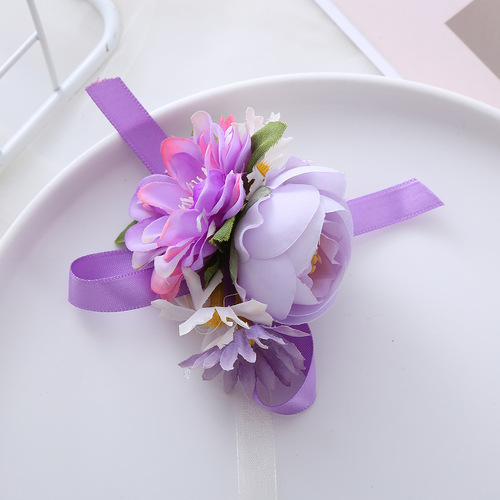 Cross-border new product forest-style super fairy original wedding bracelet photography photo accessory for women flower bride bridesmaid wrist flower