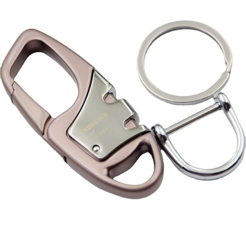 Omeida 3775 boxed keychain large head keychain creative stainless steel key chain car safety lock