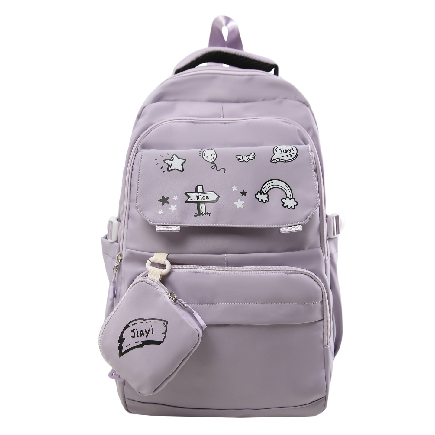 Japón pequeña y fresca dulce mochila estudiantil JIAYISTAR encantadora mochila de hombro casual para estudiantes de secundaria secundaria