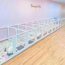 宠物围栏亚克力狗笼狗窝兔子透明室内护栏家用寄养隔间防护高70