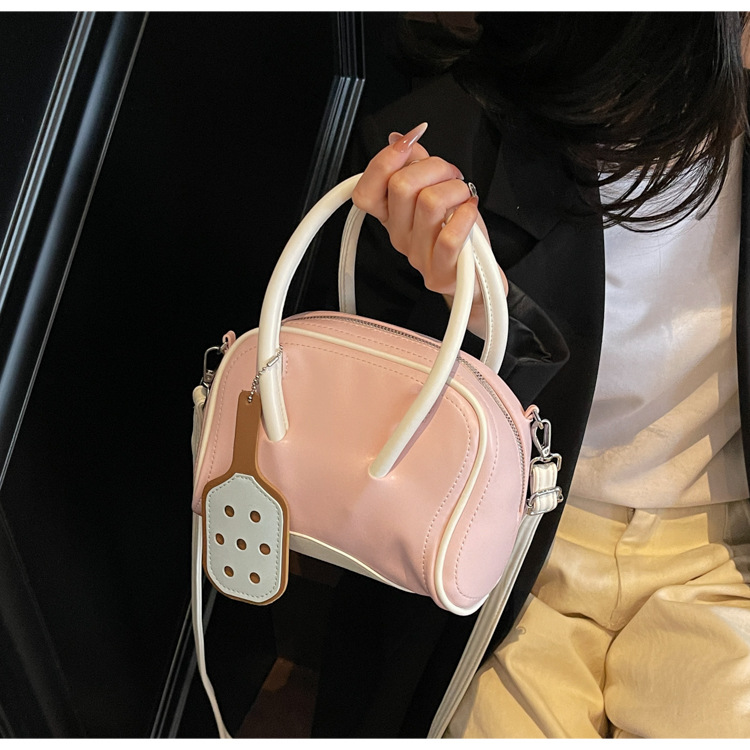 Borsa donna stile baseball borsa a tracolla casual elegante_voghion.com