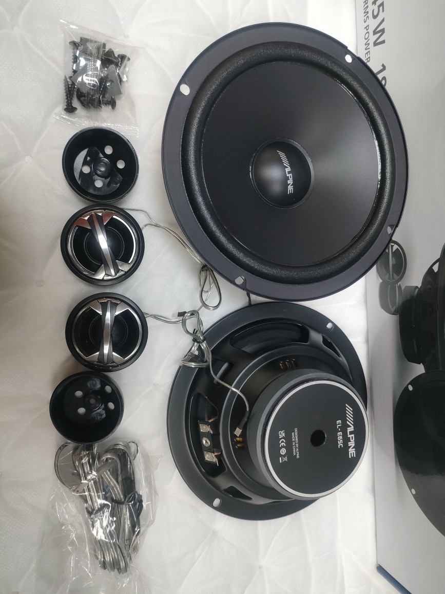 El-E65C Car Audio Modification 2-Way Speaker Set with Tweeter Car Coaxial Speaker