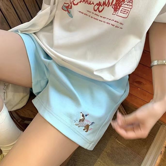 Mint Green Embroidered Puppy