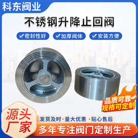 不锈钢升降止回阀 对夹式蝶形止回阀 消声双瓣薄型单瓣升降蝶式