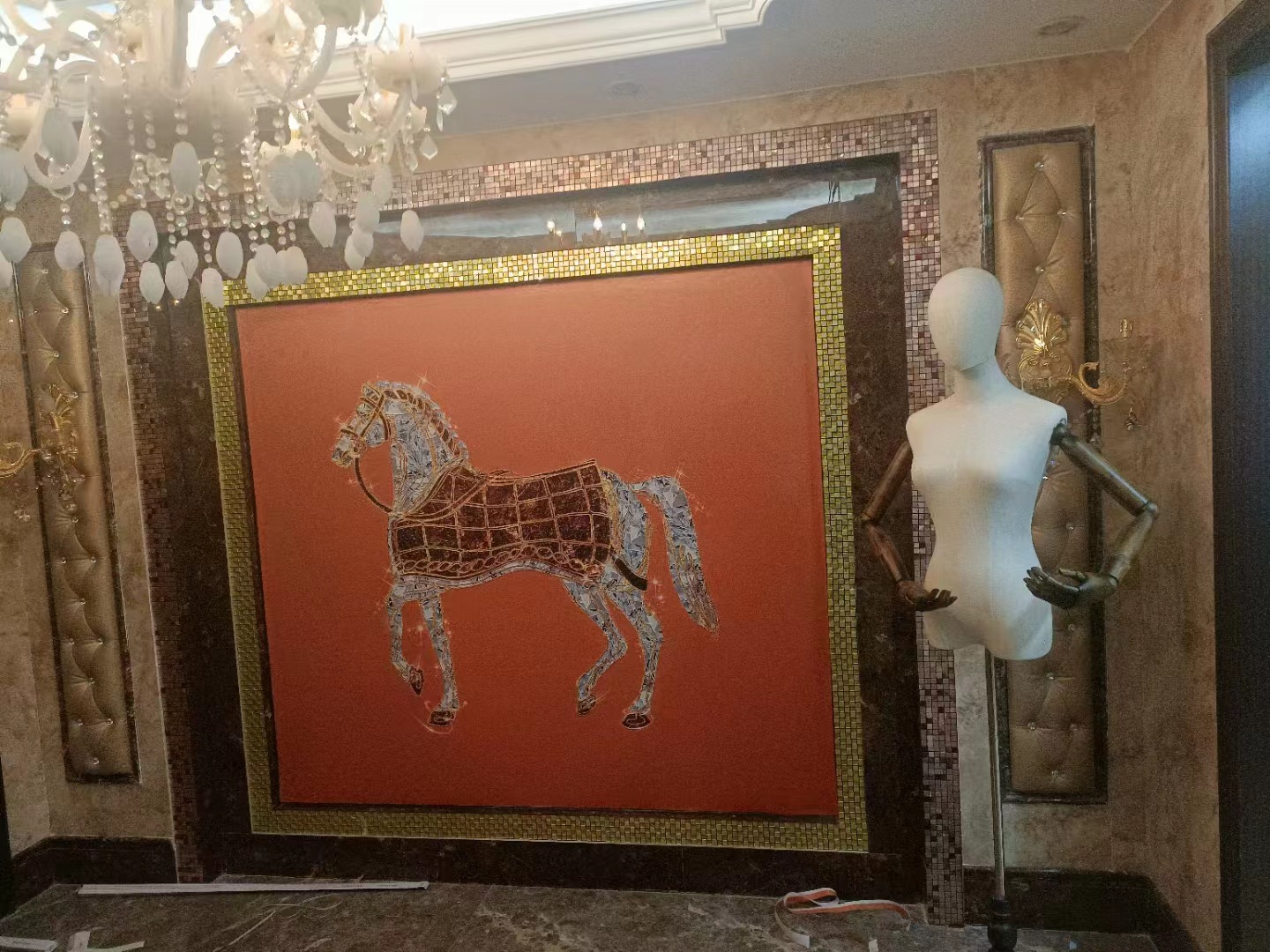 现代简约背景墙工