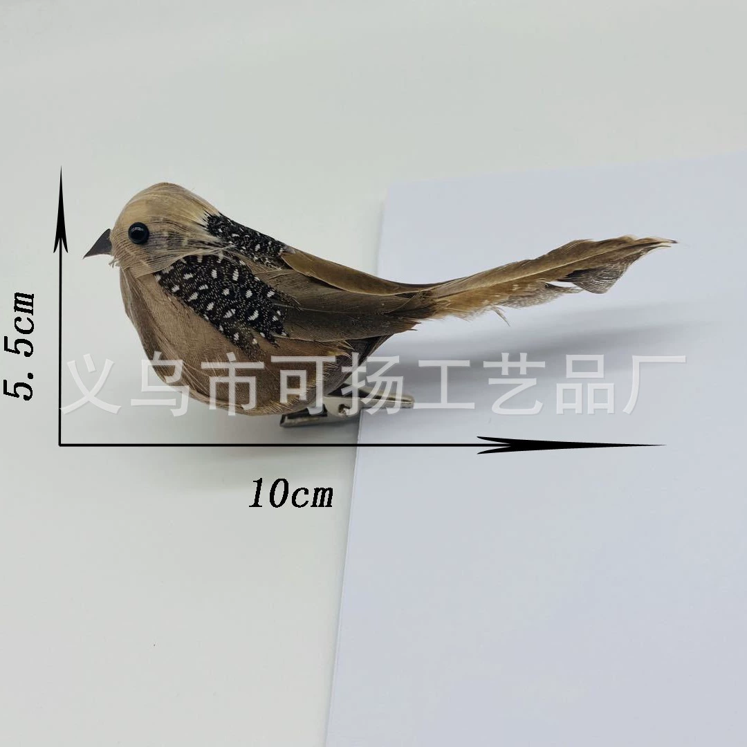 仿真小鸟 羽毛鸟庭院绿植家居装饰工艺品小鸟道具摆件配件批发
