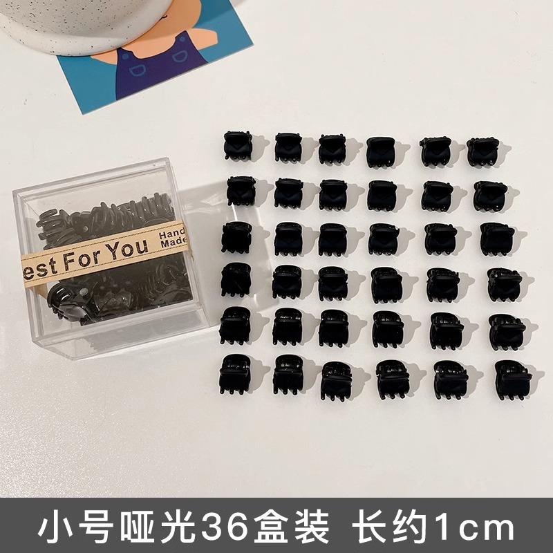 Cabeza de princesa negra pequeña clip de agarre de la frente de la mujer clip de cabello pequeño clip de cabello clip de cabello tocado