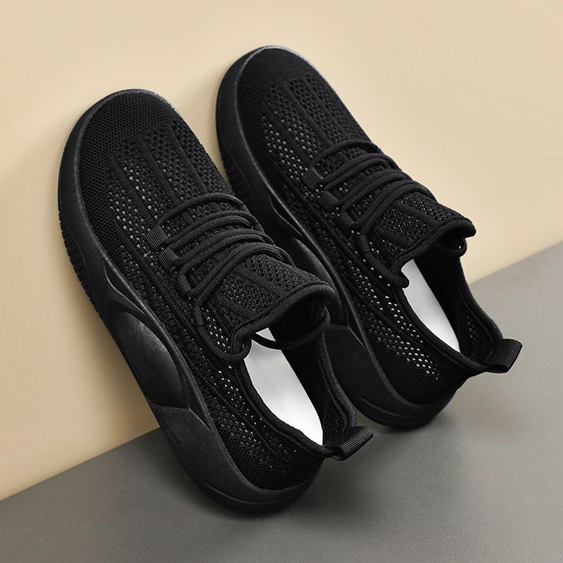 Zapatos de mujer transpirables de verano nuevos zapatos de malla de tejido aéreo delgados zapatos deportivos ligeros casuales zapatos blancos