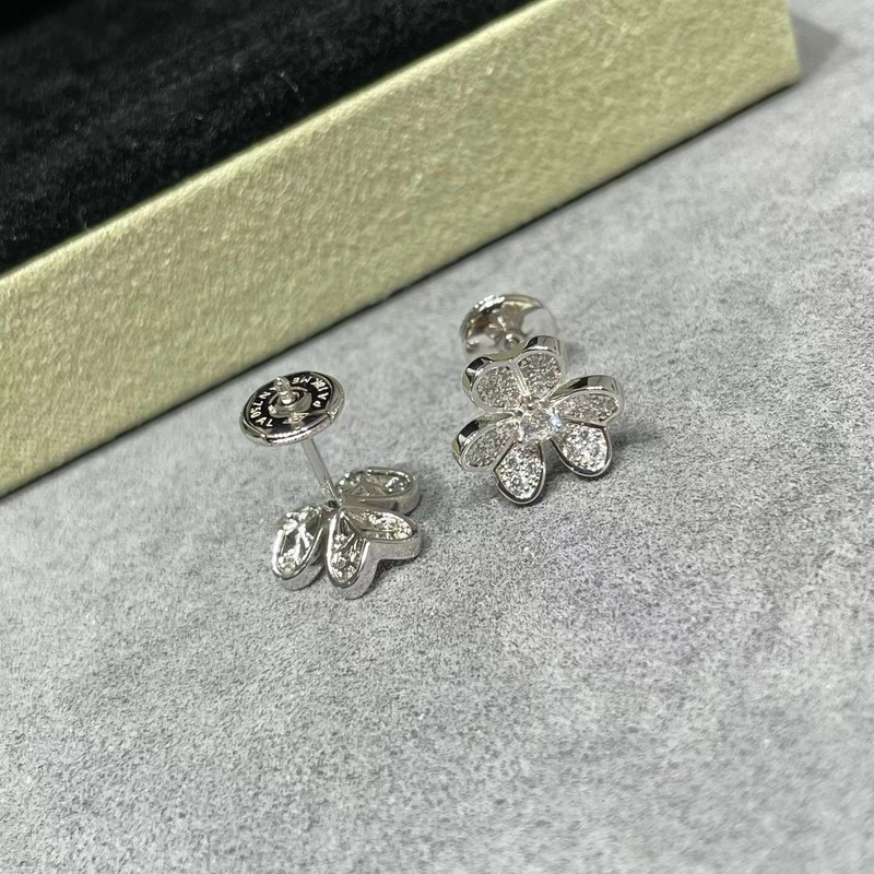 18k玫瑰金三叶草项链925银满钻花瓣单钻轻奢幸运草锁骨颈链送女友|undefined