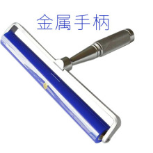 除尘滚轮硅胶PCB粘尘辊粘尘滚轮贴片OCA清洁滚轮铝柄铝架除尘滚筒