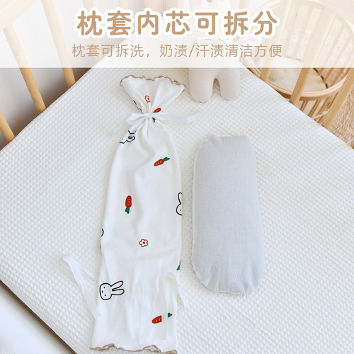 Newborn baby soothing candy pillow baby coaxing side sleeping anti-jumping pure cotton cassia seed pressure quilt pillow anti-kicking pillow