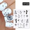 Harunouta Cross -border Hot Spring Song Series Abstract Geometric Patterns Pattern DIY Nail Patch