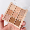 Kakashow nine -color eye shadow dish sweater knit the earth series tobacco powder plate pearly matte blush repair