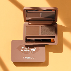 Yaqin No-Smudge 3D Eyebrow Powder: Waterproof, Sweatproof, Long-Lasting—Perfect for Beginners! Wholesale Makeup Eyebrow Cream
