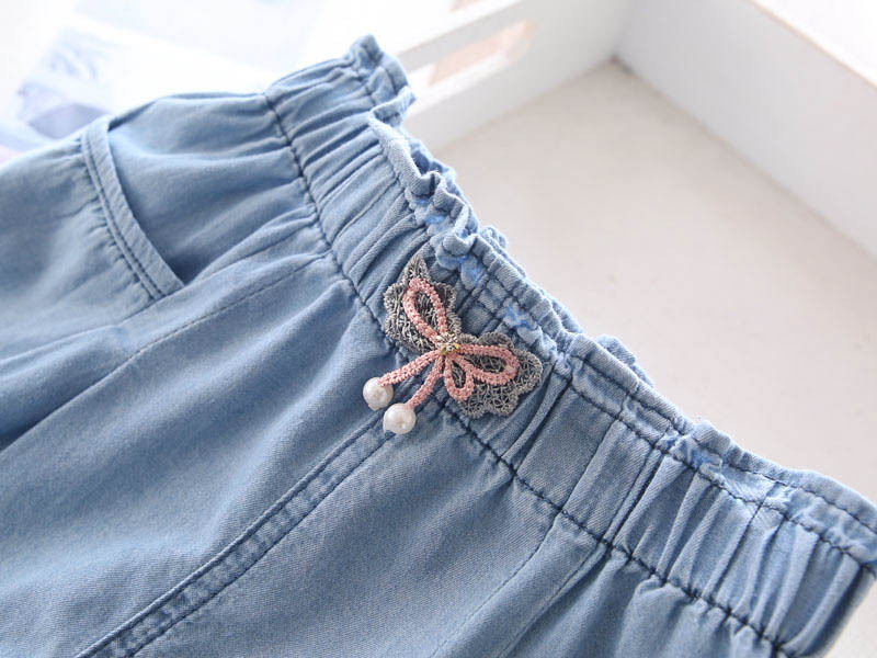Girls' Denim Shorts Casual Style