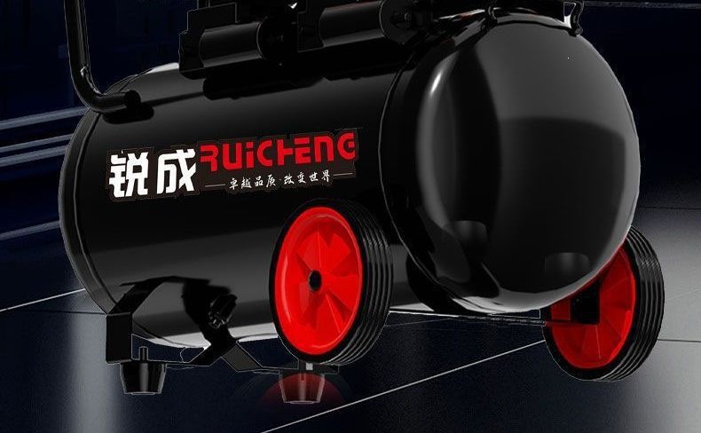 Ruicheng air compressor small air compressor oil-free silent 220V woodworking painting air pump