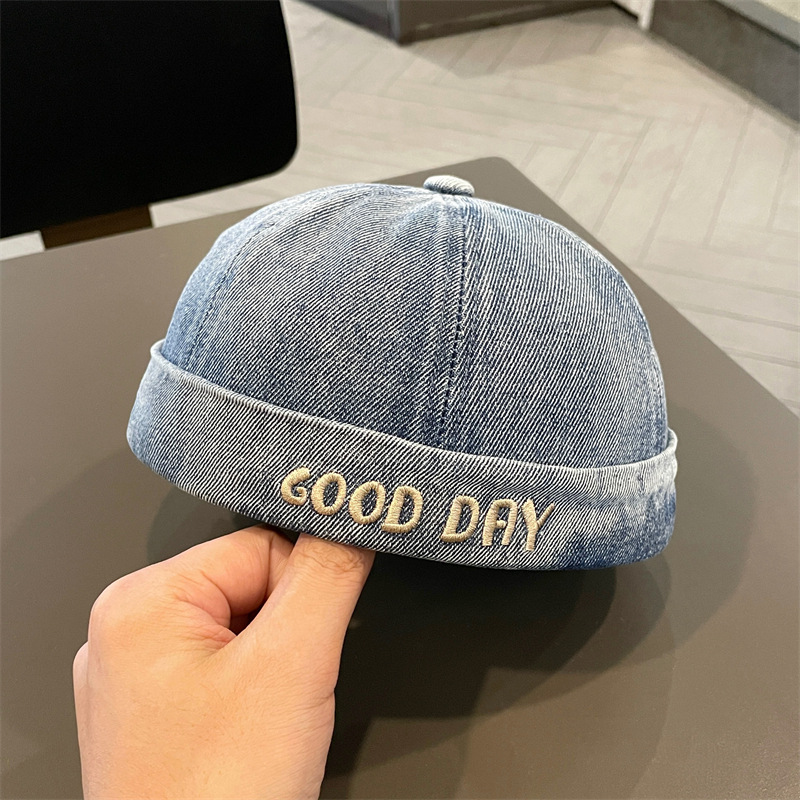 Sombreros infantiles coreanos primavera y otoño vaquero sombrero infantil sombrero de piel de melón casual versátil sombrero de moda para niños y niñas