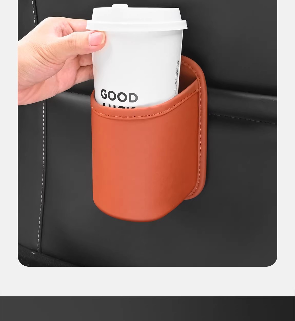 Cross-Border Car Seat Door Cup Holder, Car Passenger Seat Storage Bag, Car Beverage Holder, Portable