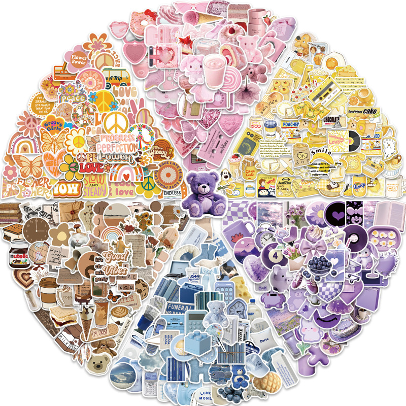 300 cartoon colorful INS style graffiti stickers decorative luggage guitar waterproof stickers without glue can be Wholesale 300 cartoon colorful INS style graffiti stickers decorative luggage guitar waterproof stickers without glue can be Wholesale