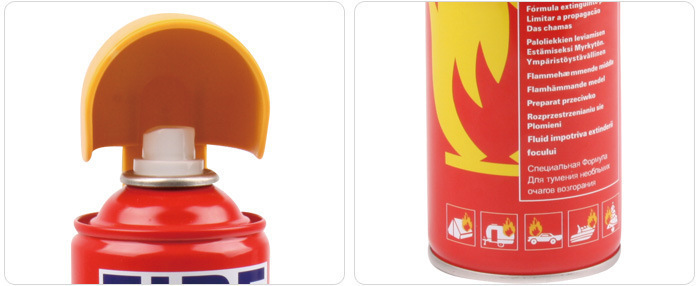 Car foam fire extinguisher mini portable car fire extinguisher car 500ml fire extinguisher emergency tool