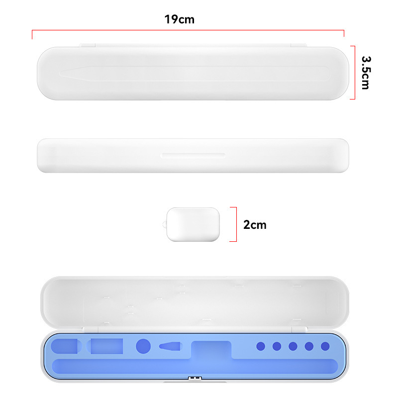 电容笔通用笔盒适用applepencil 1/2/USB-C/pro笔收纳盒手写笔盒|undefined
