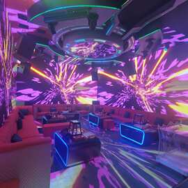 OLED显示屏5D显示技术 5D沉浸式KTV体验 各种场景随意切换