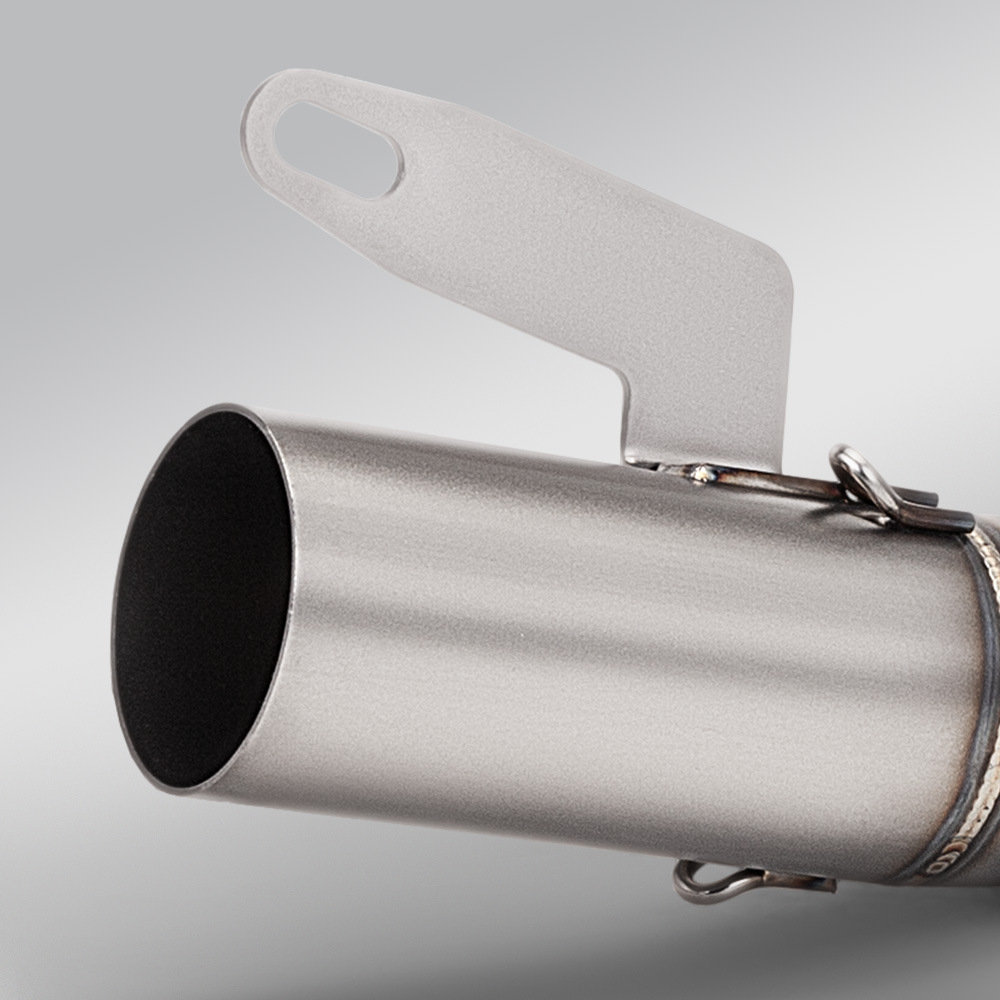 Suitable for Qianjiang Sai 600 stainless steel mid-section exhaust pipe and tail-section silencer set, Scorpio AR barrel exhaust