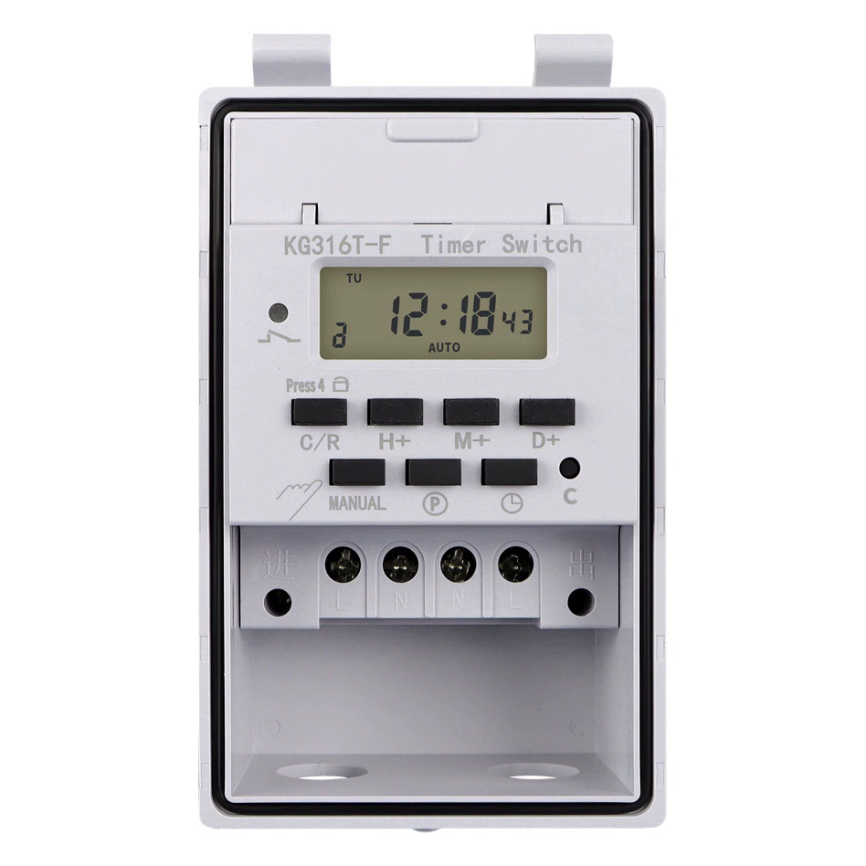 220 В Интеллектуальный таймер KG316T-F бытовой переключатель времени контроллер времени автоматический переключатель времени