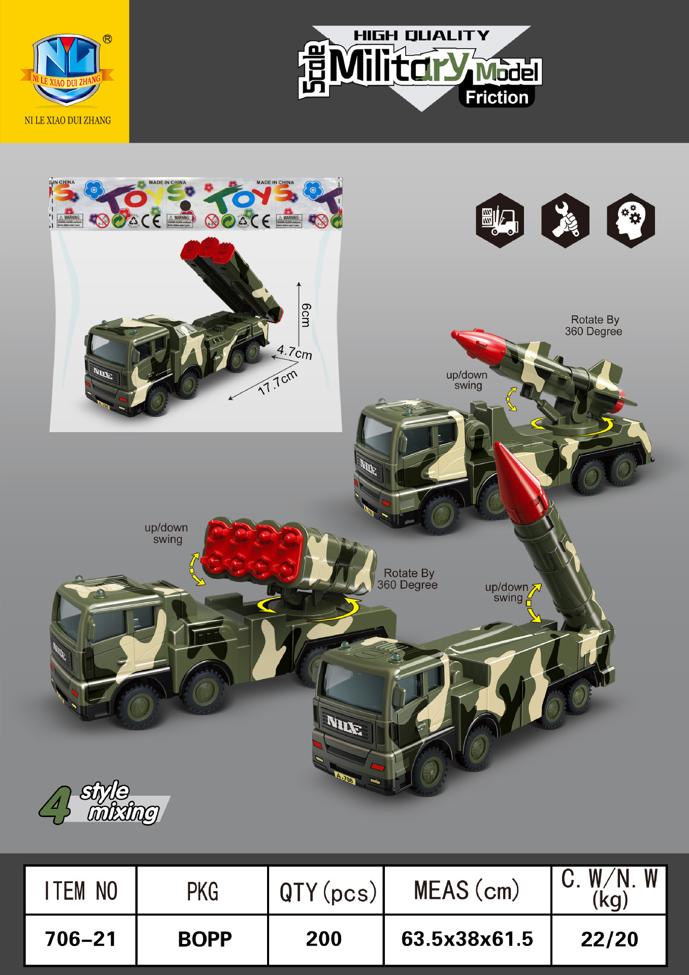 706 - 21 vehículos (aprobación de caja completa)