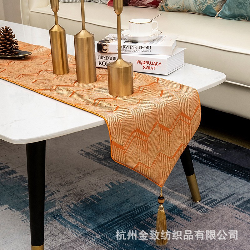 작은 주황색 v 패턴