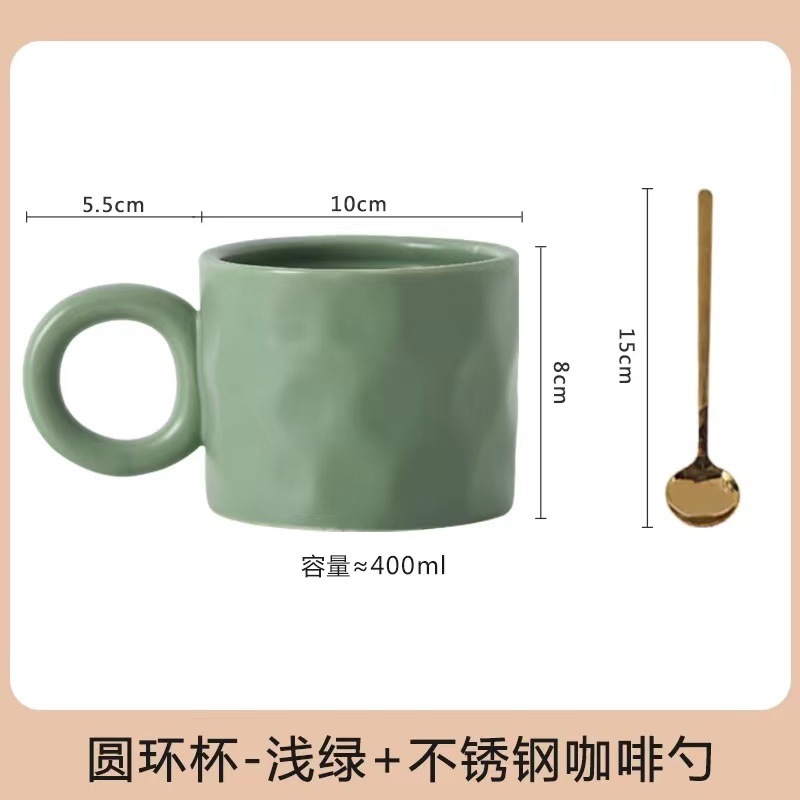 クラインブルーカップインマグリングコーヒーカップ高価値ドリンクカップ家庭用男性と女性のお土産|undefined