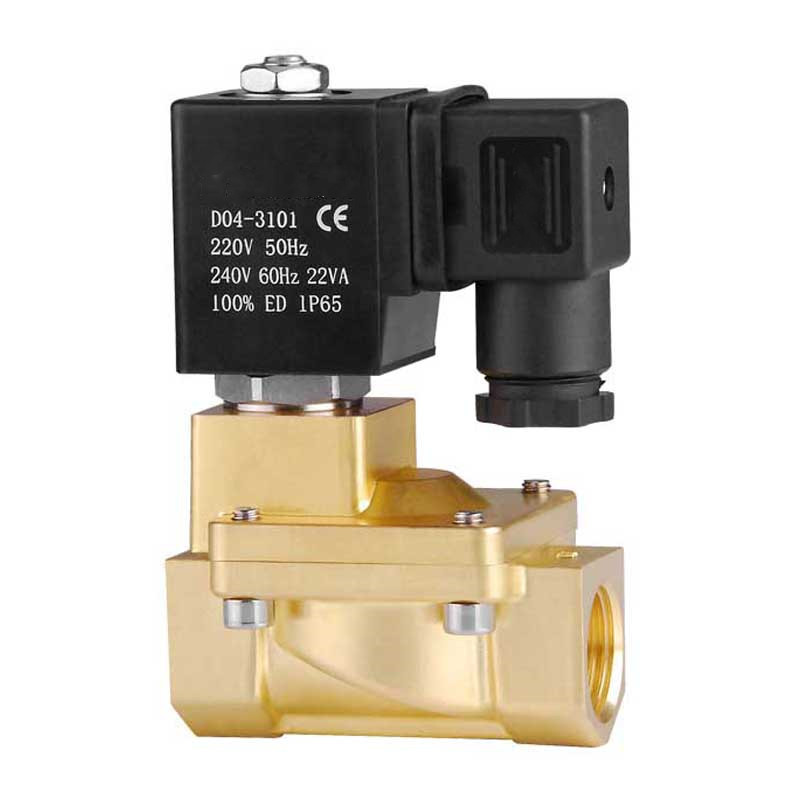 铜先导式压缩空气电磁阀 SLP1DF02N1G25(SLP-25)深圳歆昇厂家批发